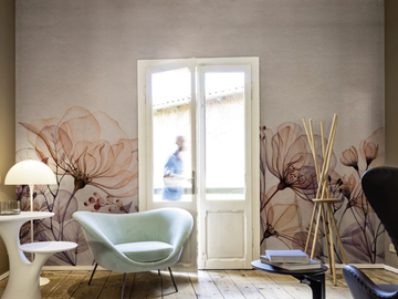 MEADOW WPN 419 - Panoramic wallpaper with floral pattern by Spaghetti Wall - view 2